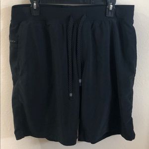 Fabletics Black Lined Short 9” inseam
